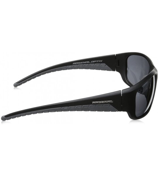 Sport Hype Polarized Oval Sunglasses - Satin Black - CE11I6HFX53 $54.12