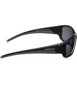 Sport Hype Polarized Oval Sunglasses - Satin Black - CE11I6HFX53 $54.12