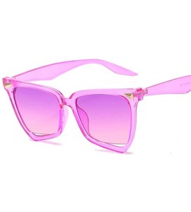 Cat Eye Cat Eye Leopard Sunglasses Women Vintage Sun Glasses Uv400 - Black Red - CA1999ER0Q6 $22.64