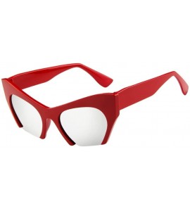 Oversized Oversized Sunglasses Irregular Protection - A - CR190HYUNYU $12.14