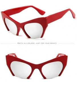 Oversized Oversized Sunglasses Irregular Protection - A - CR190HYUNYU $12.14