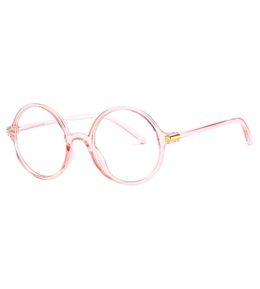 Semi-rimless Fashion Computer Sunglasses Eyeglasses - Pink - CQ194XN9RHL $17.48
