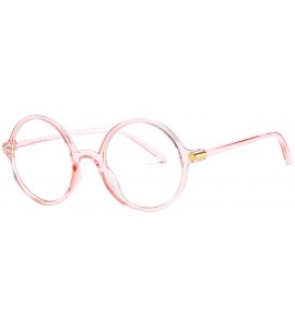 Semi-rimless Fashion Computer Sunglasses Eyeglasses - Pink - CQ194XN9RHL $17.48