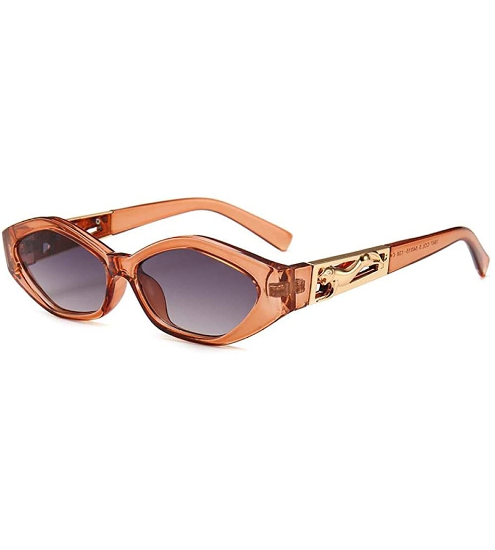 Cat Eye Decorative sunglasses - prismatic cat's eyes - sunglasses - MODERN RETRO glasses - Cheetahs - C318W34KKTO $35.25