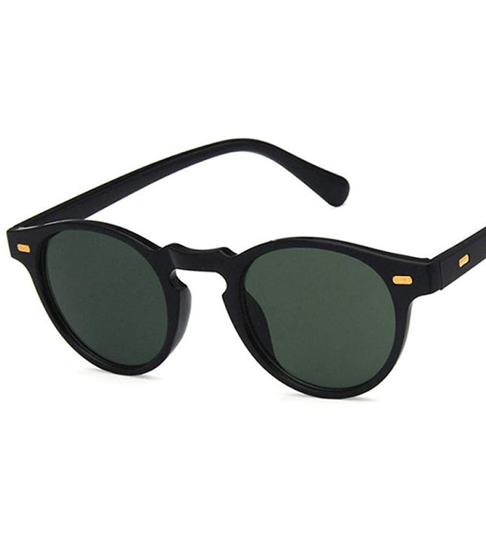 Round Sunglasses Classic Vintage Round HD Lens UV400 Travel Outdoor Get Together 1 - 2 - C618YR6Z0IW $18.67