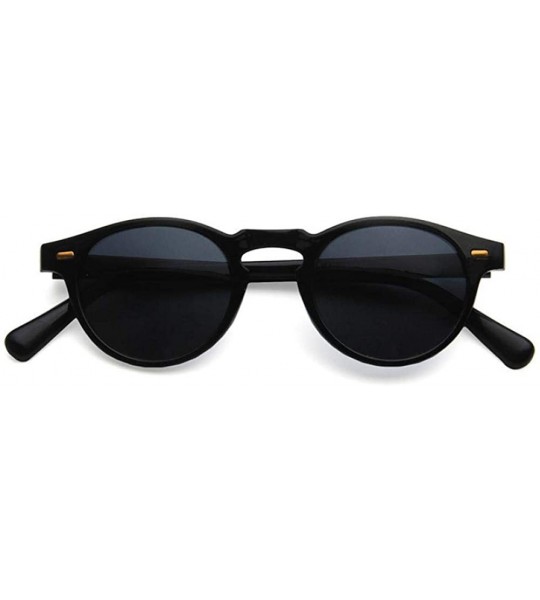 Round Sunglasses Classic Vintage Round HD Lens UV400 Travel Outdoor Get Together 1 - 2 - C618YR6Z0IW $18.67