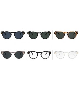 Round Sunglasses Classic Vintage Round HD Lens UV400 Travel Outdoor Get Together 1 - 2 - C618YR6Z0IW $18.67