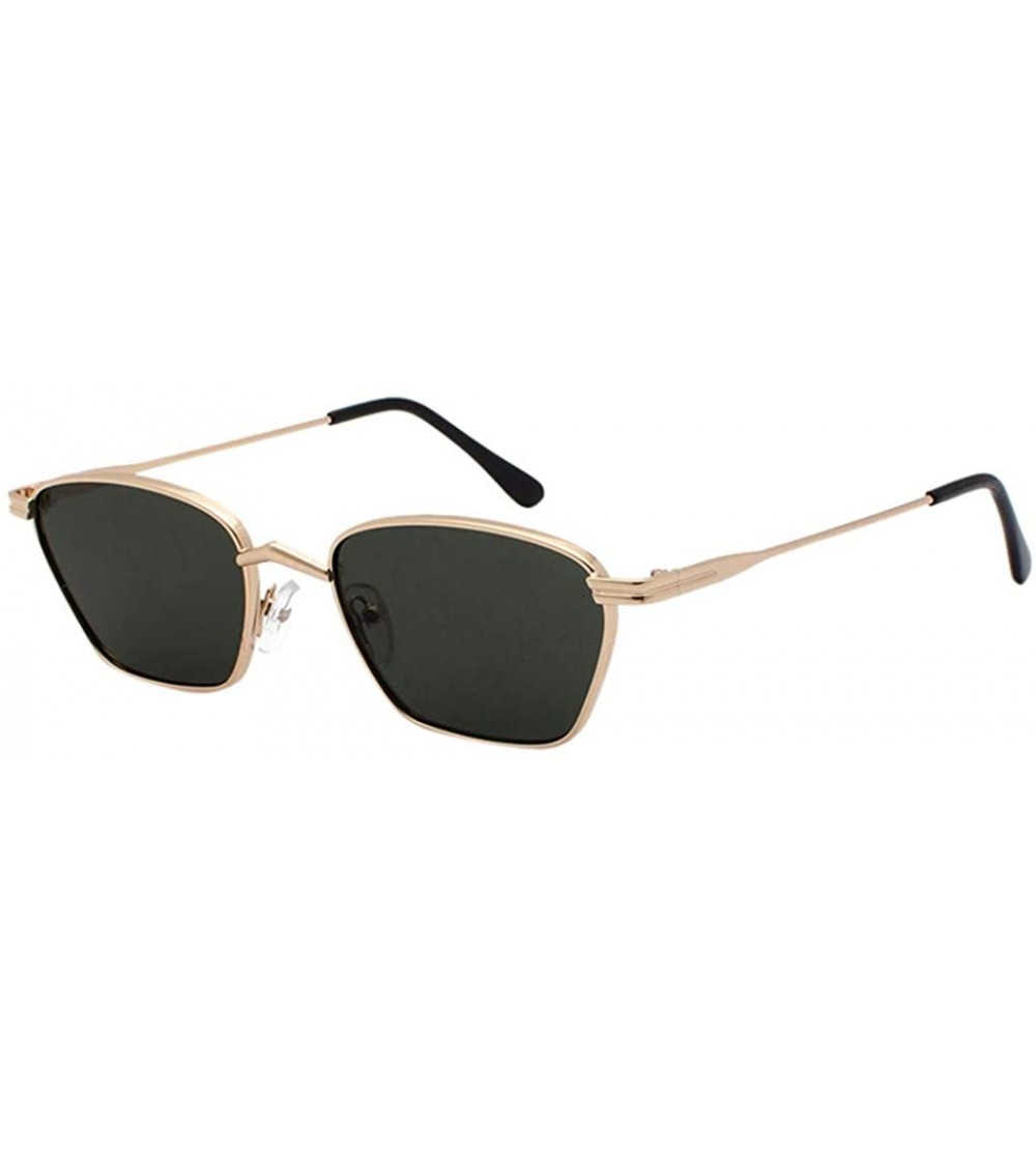 Semi-rimless Metal Full Glasses Frame - Polarized Sunglasses Mirrored Lens Fashion Goggle Eyewear For Women Men Unisex Adults...