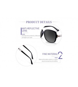 Oversized Oversized Classic Black Womens Sunglasses - UV400 Lens - with Zipper Case - Classic Black - C418RNNZLZ3 $19.19