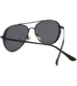 Aviator Sunglasses Lightweight Classic Polarized Protection - Gray - CM1904UTDCQ $30.92