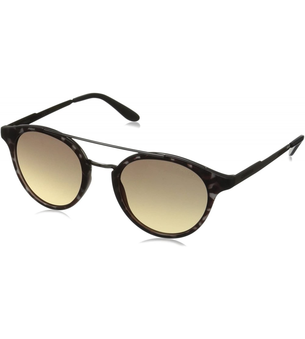 Round unisex-adult Ca123/S Round Sunglasses - Gray Havana Dark Ruthenium/Dark Gray Gradient - CC12FK4BDW1 $78.49