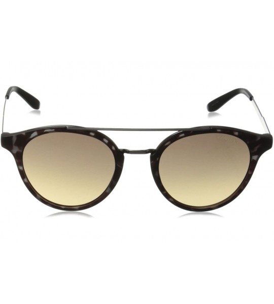 Round unisex-adult Ca123/S Round Sunglasses - Gray Havana Dark Ruthenium/Dark Gray Gradient - CC12FK4BDW1 $78.49