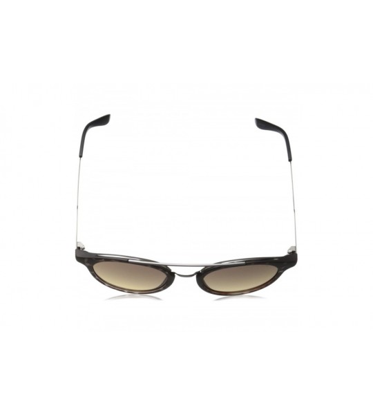 Round unisex-adult Ca123/S Round Sunglasses - Gray Havana Dark Ruthenium/Dark Gray Gradient - CC12FK4BDW1 $78.49