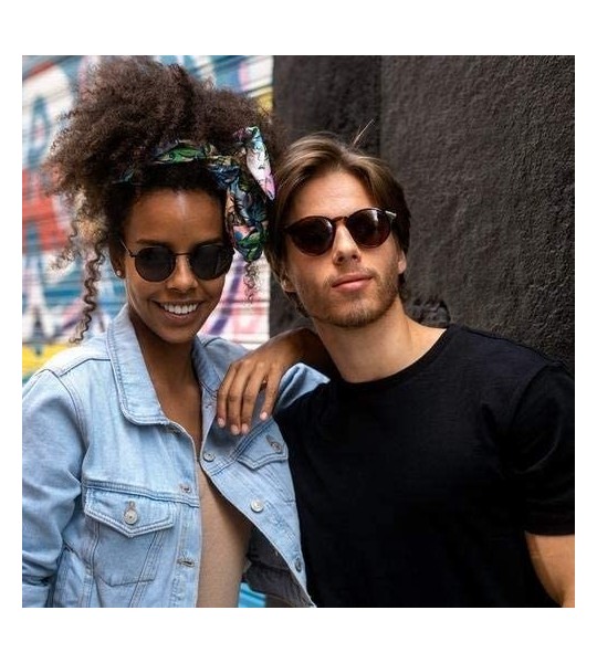 Round Sferico - Men & Women Sunglasses - CZ18ULD2DYY $95.17