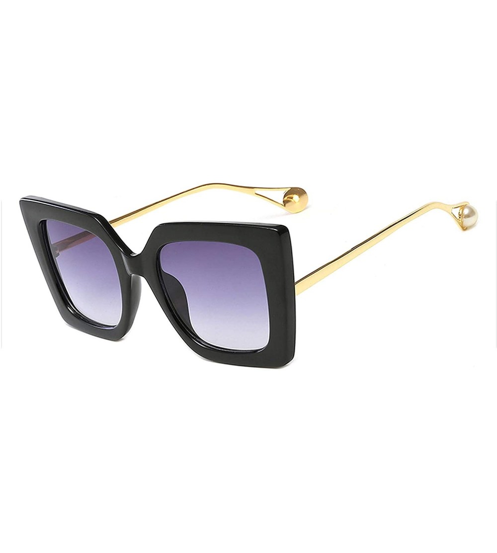 Square Women Luxury Brand Designer Fashion Unisex Sunglasses Men Sun Glasses Male Eyewear Ladies Female - C1 - CI197A372OT $5...