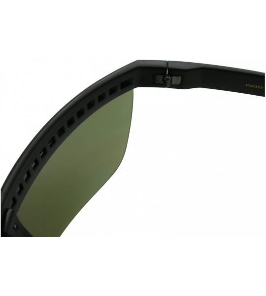 Shield Futuristic Oversized Mirrored Visor Style Full Colorful Shield Flash Mono Lens Flat Top Sunglasses - CD18XTZ3KGO $30.18