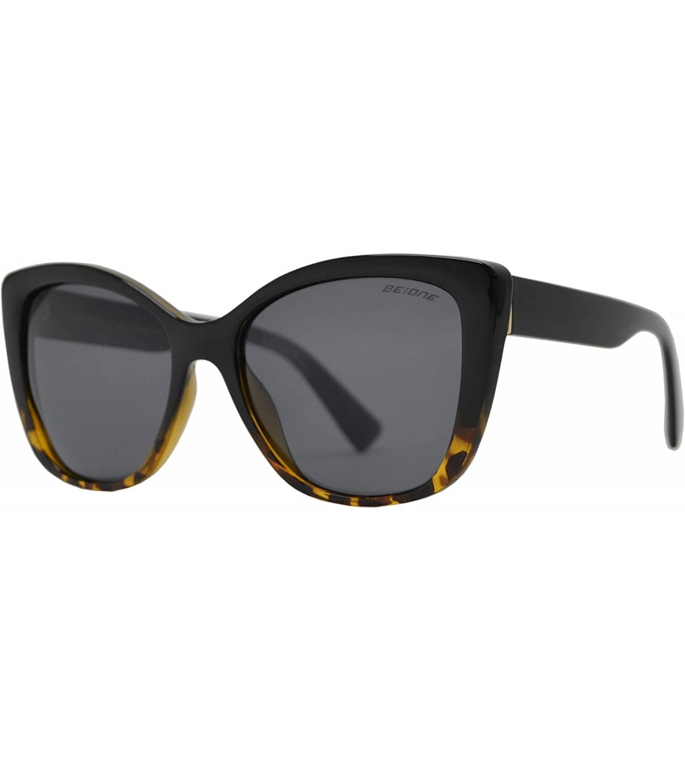 Butterfly Polarized Sunglasses for Women - Cat Eye Vintage Classic Retro Fashion Design UV Protection Lens - CY1955GTYE8 $26.48