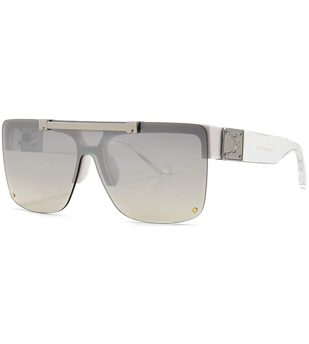 Aviator Sunglasses Designer Vintage Mirrored - C7194X8TUSU $25.63