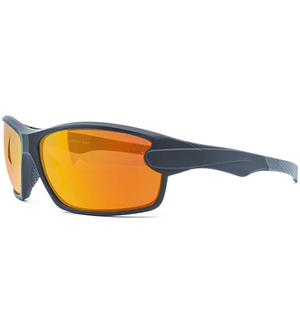 Wrap J-Frame Golf Sport Riding Sunglasses - Black Hd - CP18RY350EK $25.92