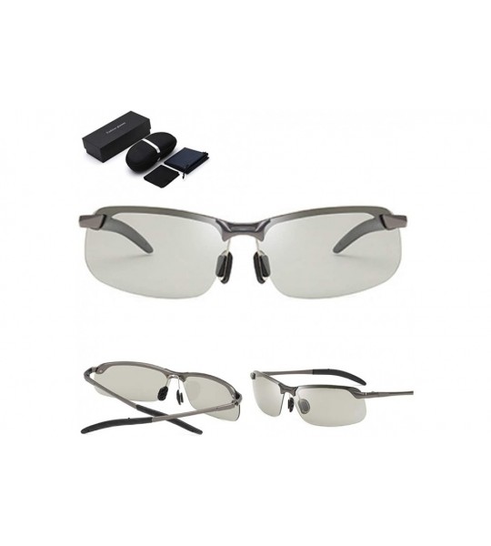 Square Polarized Photochromic Sunglasses Protection Ultra Light - CG1999D3ALS $27.63