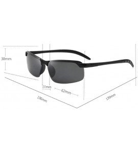 Square Polarized Photochromic Sunglasses Protection Ultra Light - CG1999D3ALS $27.63