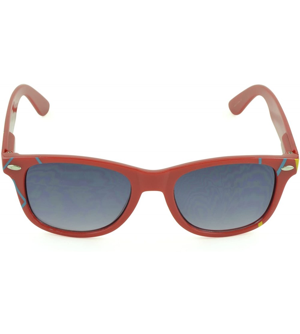 Oversized Men and Women's Trendy Fashion Sunglasses with 100% UV Protection - Red-i - C612DFI7UAR $17.49