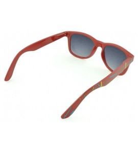 Oversized Men and Women's Trendy Fashion Sunglasses with 100% UV Protection - Red-i - C612DFI7UAR $17.49