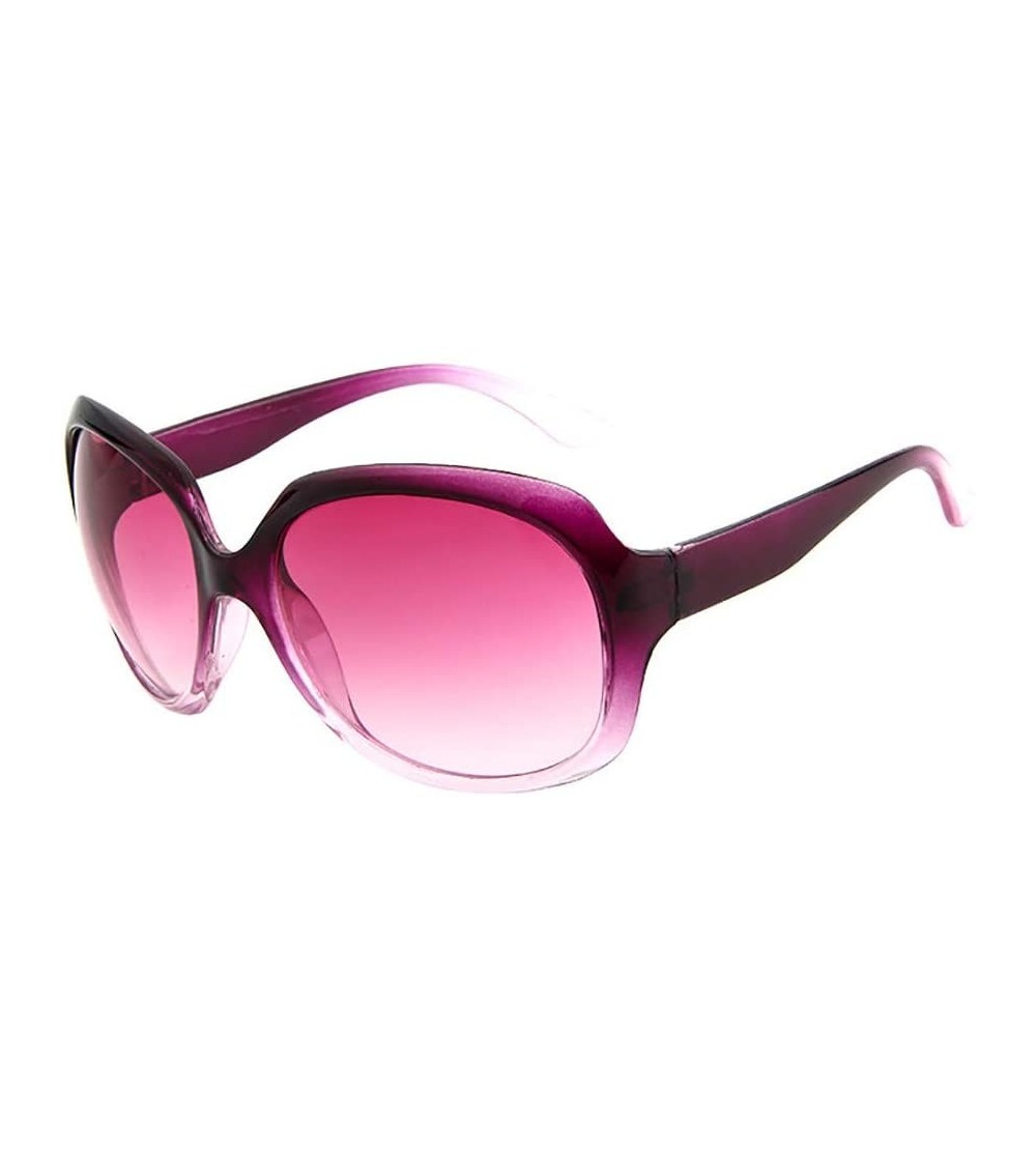 Square Women Vintage Sunglasses Retro Eyewear Fashion Ladies Sunglasses Square Sunglasses (B) - B - CT18QA0I64W $17.67
