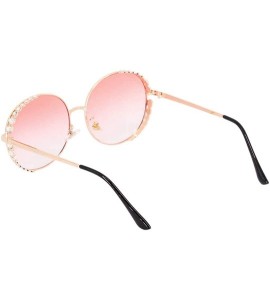 Square Round Vintage Sunglasses Rhinestone Decoration Sun Glasses for Women - Y-16 - CK198W5D3W6 $21.51