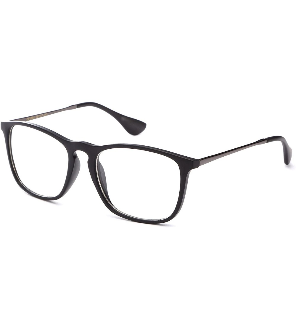 Square Hot Sellers Nerd Geeky Trendy Cosplay Costume Unique Clear Lens Fashionista Glasses - C611OCCVBOD $17.61