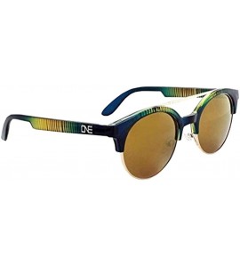 Sport Busby Unisex Sunglasses Vertical Crystal Turquoise Frame- Lens - CB18RO5GO37 $47.92