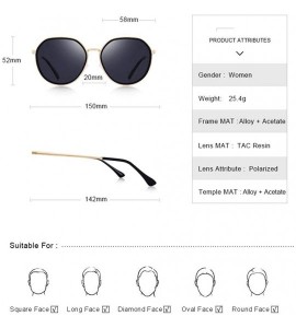 Aviator DESIGN 2019 New Arrival Women Fashion Trending Sunglasses Ladies C01 Black - C01 Black - C318XHG0K0N $29.20