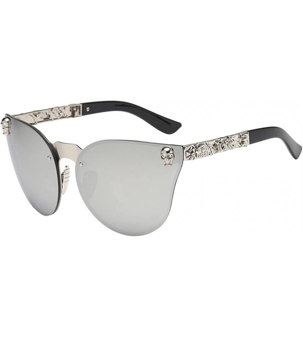 Goggle Unisex Frame Shades Acetate Frame UV Sunglasses - D - CX18G6M5DO4 $15.89