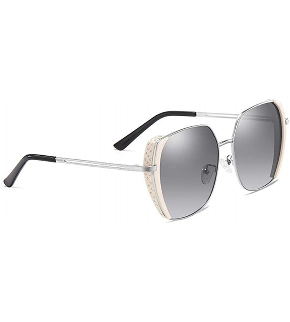 Oversized Women Oversized Polarized Gradient Lens Sunglasses Female Designer Square Sun glasses for Ladies Goggle UV400 - CP1...