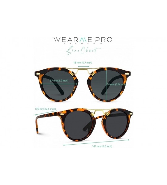 Round Polarized Round Vintage Retro Mirrored Lens Women Metal Frame Sunglasses - CB18M5A7WQG $47.56