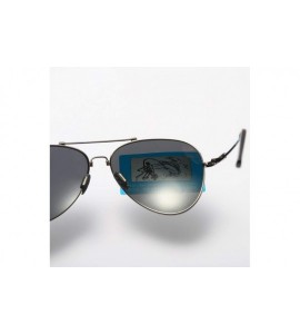 Oversized Fashion TAC lenses Polit Polarized Sunglasses for Men Women - Silver Grey - CV18O4TTKGR $22.40