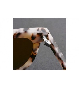 Goggle Cat Eye Sunglasses Women Gentle Oversize Korea Sun Glasses Women Goggles Nylon Lens Spectacles - Black - C918TNOE065 $...