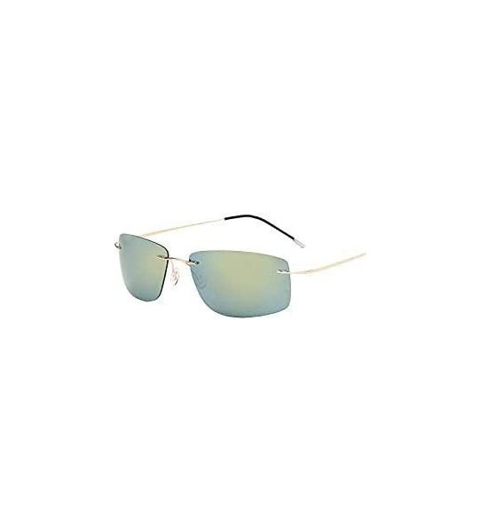 Square Frameless Sunglasses Polarized High Definition - CT18WE4DES3 $23.15