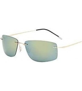 Square Frameless Sunglasses Polarized High Definition - CT18WE4DES3 $23.15