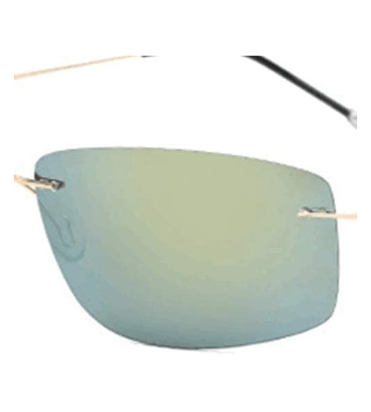 Square Frameless Sunglasses Polarized High Definition - CT18WE4DES3 $23.15