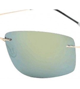 Square Frameless Sunglasses Polarized High Definition - CT18WE4DES3 $23.15