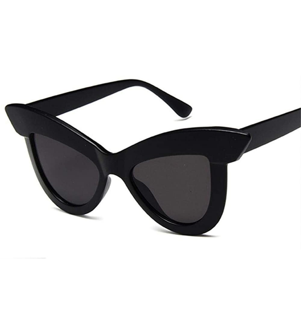 Butterfly Oversized Sunglasses Women Fashion Retro Butterfly Sunglass Brand C6Green - C3sandblack - C518YZWNG4Z $17.22