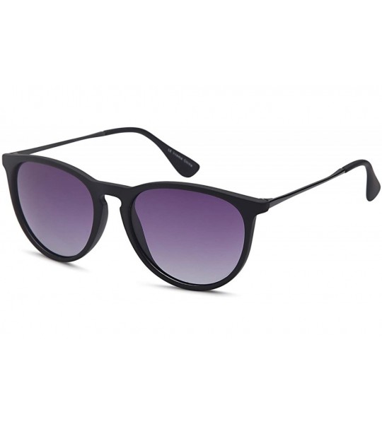 Aviator Women's Polarized Sunglasses - Round Retro Mirrored Sunglasses Colors - CD1825KEIEA $19.13