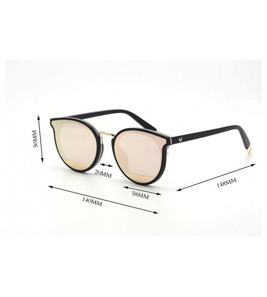 Aviator Metal frame PC frame material sunglasses- colorful multicolor sunglasses - F - CJ18S80E2HN $81.37