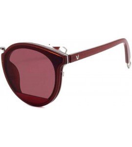 Aviator Metal frame PC frame material sunglasses- colorful multicolor sunglasses - F - CJ18S80E2HN $81.37