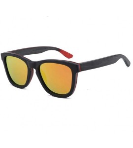 Goggle Personality Sunglasses Polarized Protection - Orange - CC18Y3KNM2G $101.84