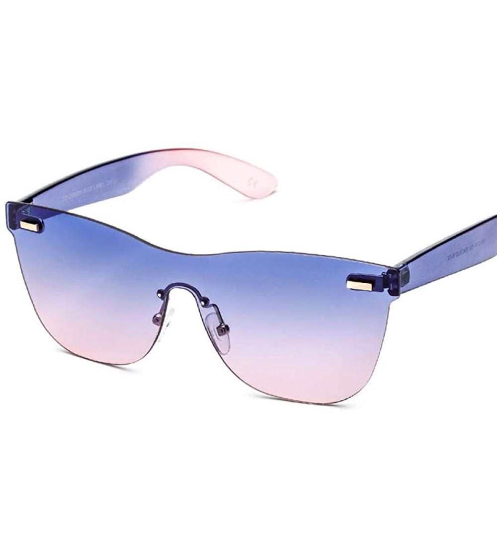 Square Square Sunglasses Women Fashion Men Brand Designer Modern Glasses UV400 01 - 2 - CI18YZWL0C8 $27.70