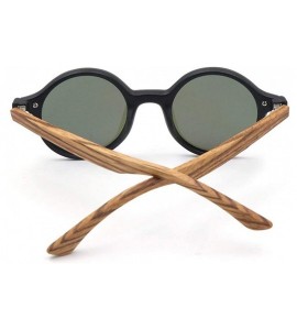 Rimless Polarized Zebra Wood Sunglasses for Women Rimless Frame Brand Designer Classic - Blue Revo/Matt Black - CJ18Q7IODI0 $...