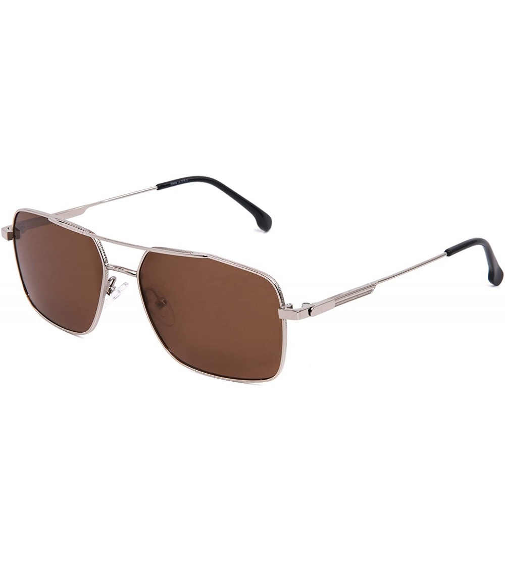 Aviator Premium Classic & Fashion Aviator Sunglasses for Women- Polarized- 100% UV protection - Ls1007-br - CZ194EN3T68 $27.71