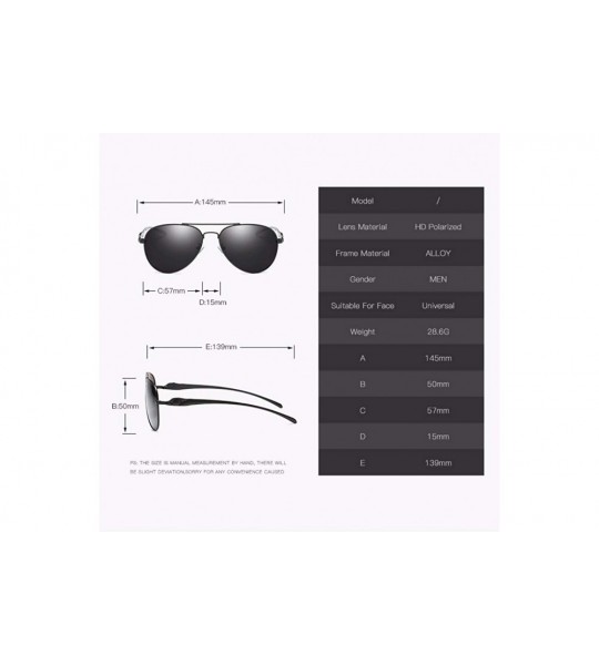 Aviator Glasses Men's Sunglasses Classic Sunglasses Polarizing Toad Mirror - C - CM18QO3Y0WZ $60.44